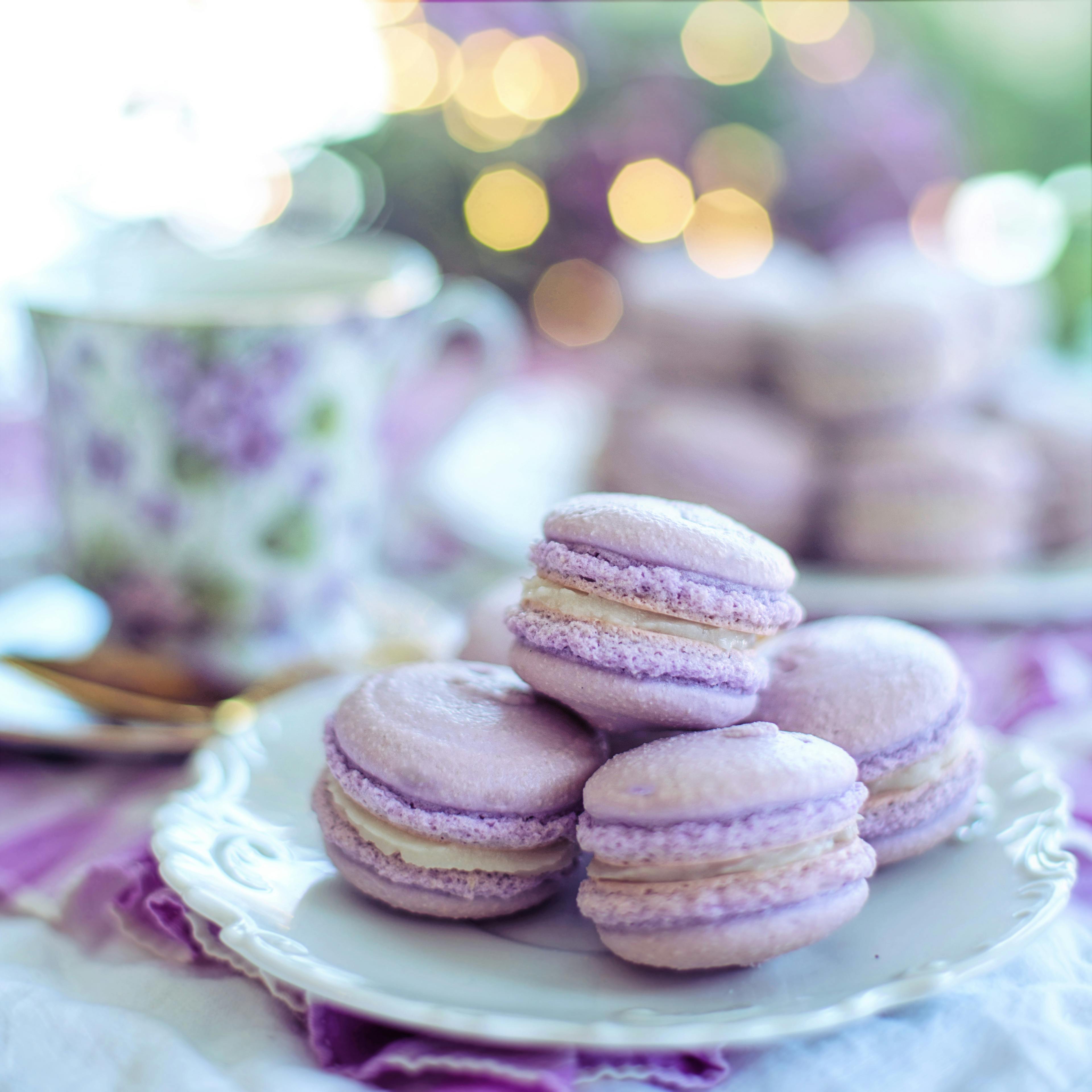 Bharat Bites - Macarons (Purple Shades)